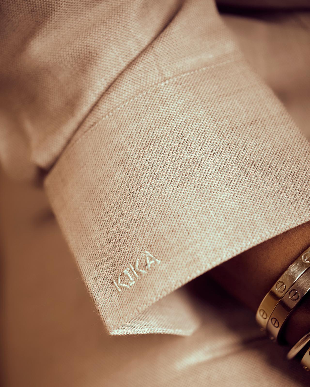 Initials (on the cuff)