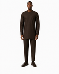 Dark Chocolate Imperial Kaftan Suit